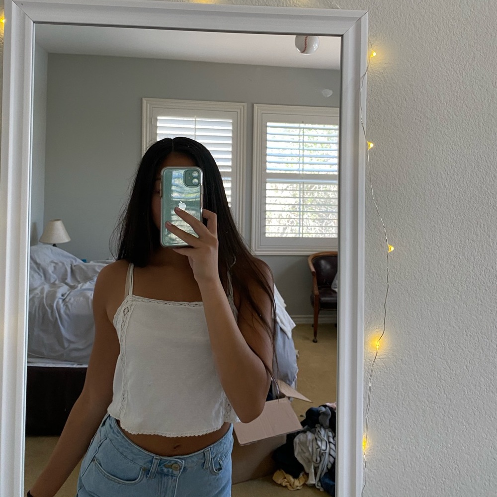 white pacsun tank top